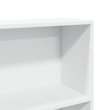 vidaXL Βιβλιοθήκη με 5 Ράφια Λευκή 80x30x189cm Επεξεργασμένο Ξύλο 1 τεμ.