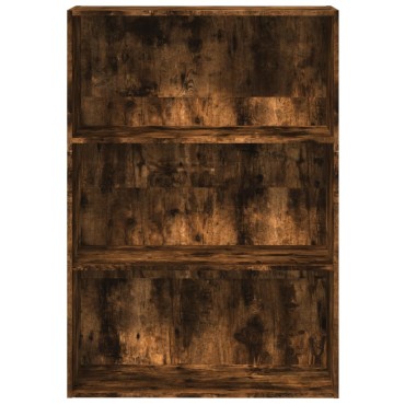 vidaXL Βιβλιοθήκη Καπνιστή Δρυς 80x30x114cm από Επεξεργασμένο Ξύλο 1 τεμ.