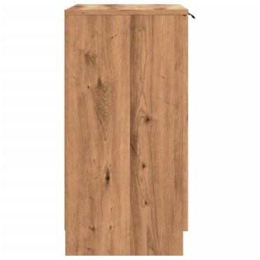 vidaXL Παπουτσοθήκη Αρτισιανή Δρυς 59x35x70cm Επεξ. Ξύλο 1 τεμ.