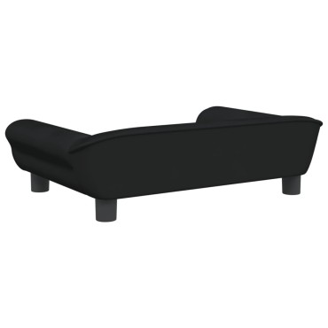 vidaXL Καναπές Παιδικός Μαύρο 70x45x26cm από Βελούδο 1 τεμ.