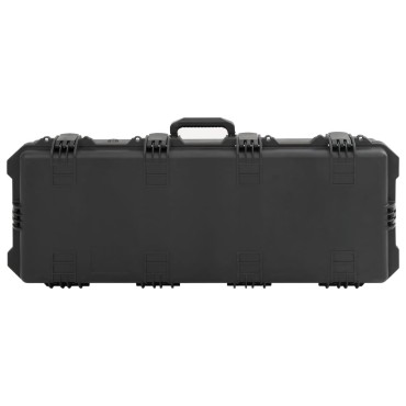 vidaXL Θήκη Πτήσης Φορητή Μαύρη 100,5x42x17 εκ. από Πολυπροπυλένιο