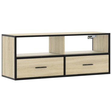 vidaXL Έπιπλο Τηλεόρασης Sonoma Δρυς 100x31x39,5cm Επεξ. Ξύλο