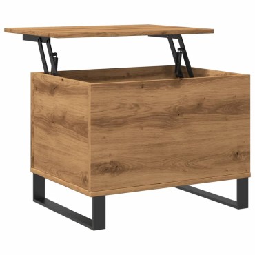 vidaXL Τραπεζάκι Σαλονιού Αρτισιανή Δρυς 60x44,5x45cm Επεξ. Ξύλο 1 τεμ.