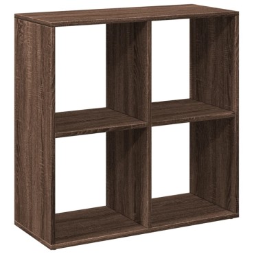 vidaXL Βιβλιοθήκη/Διαχωριστικό Χώρου Δρυς 69,5x29x69,5cm Επεξ. Ξύλο 1 τεμ.