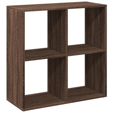 vidaXL Βιβλιοθήκη/Διαχωριστικό Χώρου Δρυς 69,5x29x69,5cm Επεξ. Ξύλο 1 τεμ.