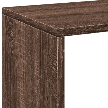 vidaXL Βιβλιοθήκη/Διαχωριστικό Χώρου Δρυς 69,5x29x69,5cm Επεξ. Ξύλο 1 τεμ.