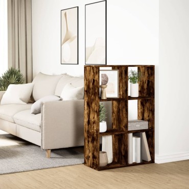 vidaXL Βιβλιοθήκη/Διαχωριστικό Χώρου Δρυς 69,5x29x103,5cm Επεξ. Ξύλο 1 τεμ.
