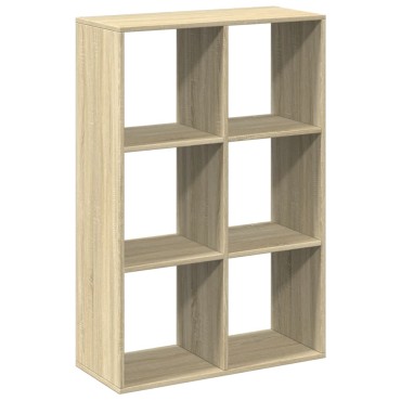 vidaXL Βιβλιοθήκη/Διαχωριστικό Χώρου Δρυς 69,5x29x103,5cm Επεξ. Ξύλο 1 τεμ.