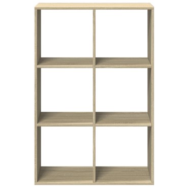 vidaXL Βιβλιοθήκη/Διαχωριστικό Χώρου Δρυς 69,5x29x103,5cm Επεξ. Ξύλο 1 τεμ.