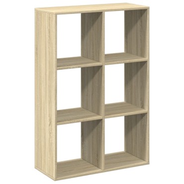 vidaXL Βιβλιοθήκη/Διαχωριστικό Χώρου Δρυς 69,5x29x103,5cm Επεξ. Ξύλο 1 τεμ.