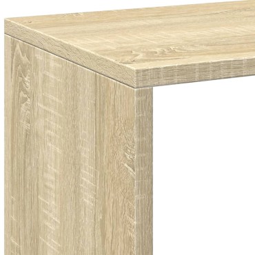 vidaXL Βιβλιοθήκη/Διαχωριστικό Χώρου Δρυς 69,5x29x103,5cm Επεξ. Ξύλο 1 τεμ.