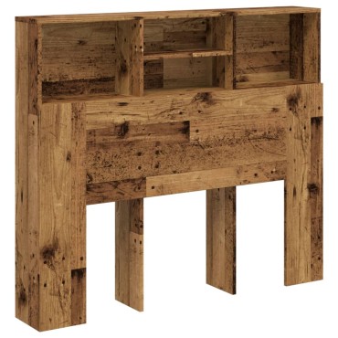vidaXL Κεφαλάρι Με Αποθηκευτικό Χώρο 120x19x103,5cm Επεξ. Ξύλο 1 τεμ.