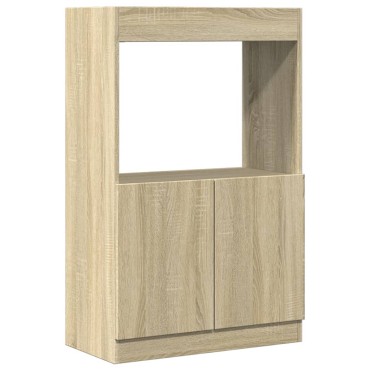 vidaXL Ντουλάπι Sonoma Δρυς 63x33x100cm από Επεξεργασμένο Ξύλο 1 τεμ.