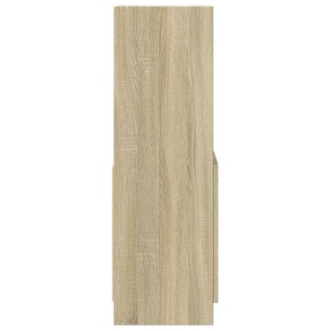 vidaXL Ντουλάπι Sonoma Δρυς 63x33x100cm από Επεξεργασμένο Ξύλο 1 τεμ.