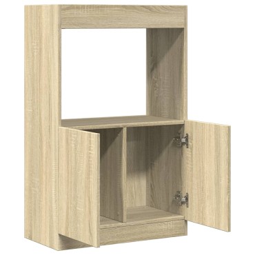 vidaXL Ντουλάπι Sonoma Δρυς 63x33x100cm από Επεξεργασμένο Ξύλο 1 τεμ.