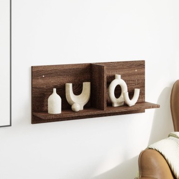 vidaXL Ντουλάπι Τοίχου Sonoma Δρυς 70x16,5x30cm Επεξεργασμένο Ξύλο 1 τεμ.