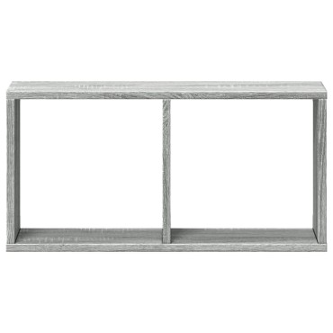 vidaXL Ντουλάπι Τοίχου Γκρι Sonoma 60x16x30cm Επεξεργασμένο Ξύλο 1 τεμ.