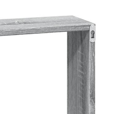 vidaXL Ντουλάπι Τοίχου Γκρι Sonoma 60x16x30cm Επεξεργασμένο Ξύλο 1 τεμ.