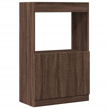 vidaXL Ντουλάπι Καφέ Δρυς 63x33x100cm από Επεξεργασμένο Ξύλο 1 τεμ.