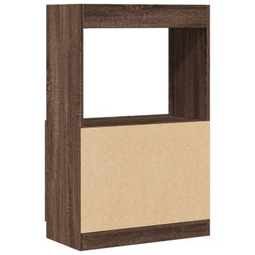 vidaXL Ντουλάπι Καφέ Δρυς 63x33x100cm από Επεξεργασμένο Ξύλο 1 τεμ.