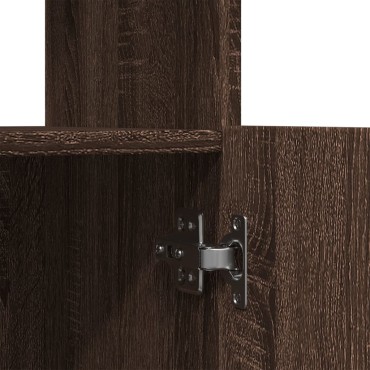 vidaXL Ντουλάπι Καφέ Δρυς 63x33x100cm από Επεξεργασμένο Ξύλο 1 τεμ.