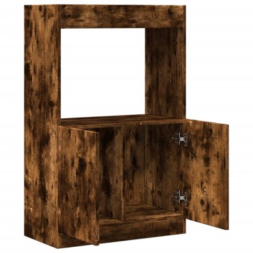 vidaXL Ντουλάπι Καπνιστή Δρυς 63x33x100cm από Επεξεργασμένο Ξύλο 1 τεμ.