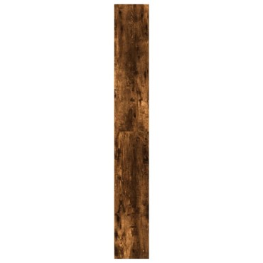 vidaXL Βιβλιοθήκη Καπνιστή Δρυς 80x24x176cm από Επεξεργασμένο Ξύλο 1 τεμ.