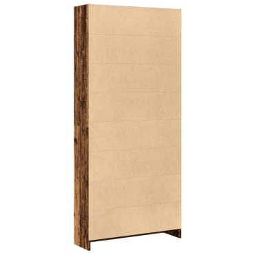 vidaXL Βιβλιοθήκη Όψη Παλαιού Ξύλου 80x24x176cm Επεξεργασμένο Ξύλο 1 τεμ.