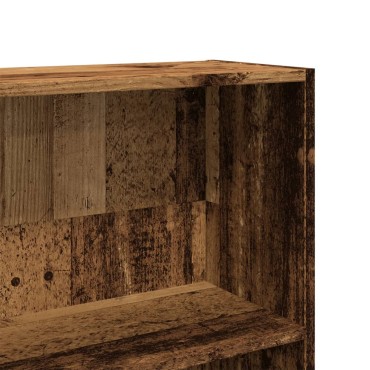 vidaXL Βιβλιοθήκη Όψη Παλαιού Ξύλου 80x24x176cm Επεξεργασμένο Ξύλο 1 τεμ.