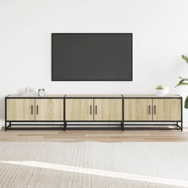 vidaXL Έπιπλο Τηλεόρασης Sonoma Δρυς 210x35x41cm Επεξ. Ξύλο