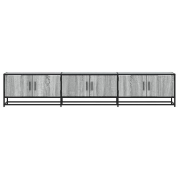 vidaXL Έπιπλο Τηλεόρασης Γκρι Sonoma 210x35x41cm από Επεξεργ. Ξύλο