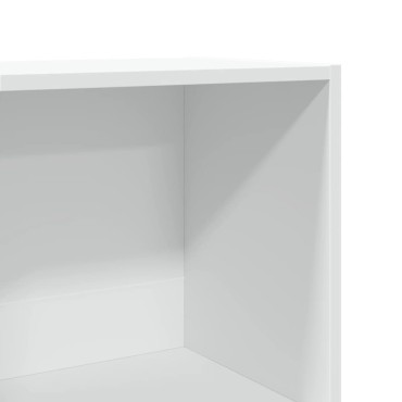 vidaXL Βιβλιοθήκη Λευκή 40x30x152cm από Επεξεργασμένο Ξύλο 1 τεμ.