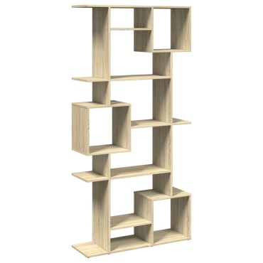 vidaXL Βιβλιοθήκη Χρώμα Sonoma Δρυς 92x29x188cm Επεξεργασμένο Ξύλο 1 τεμ.