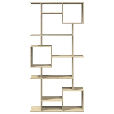 vidaXL Βιβλιοθήκη Χρώμα Sonoma Δρυς 92x29x188cm Επεξεργασμένο Ξύλο 1 τεμ.