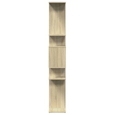 vidaXL Βιβλιοθήκη Χρώμα Sonoma Δρυς 92x29x188cm Επεξεργασμένο Ξύλο 1 τεμ.