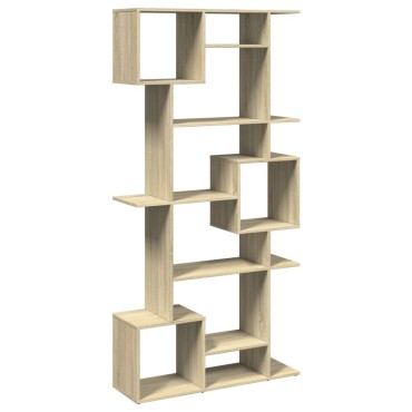 vidaXL Βιβλιοθήκη Χρώμα Sonoma Δρυς 92x29x188cm Επεξεργασμένο Ξύλο 1 τεμ.