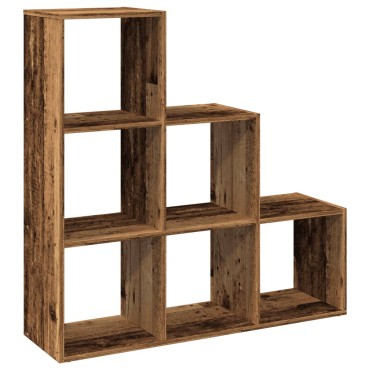 vidaXL Βιβλιοθήκη/Διαχωριστικό Χώρου 3 Επ. 99x29x99cm Επ. Ξύλο 1 τεμ.