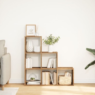 vidaXL Βιβλιοθήκη/Διαχωριστικό Χώρου 3 Επ. 99x29x99cm Επ. Ξύλο 1 τεμ.