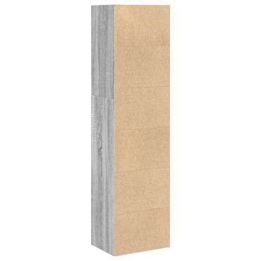 vidaXL Βιβλιοθήκη Γκρι Sonoma 40x30x152cm από Επεξεργ. Ξύλο 1 τεμ.