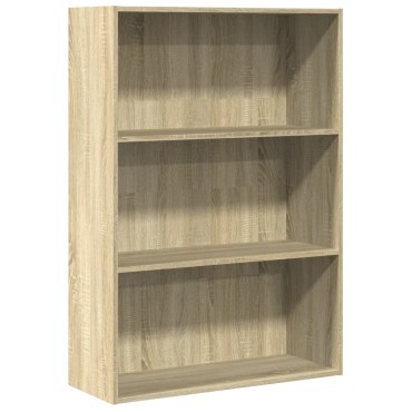 vidaXL Βιβλιοθήκη Sonoma Δρυς 80x30x114cm από Επεξεργασμένο Ξύλο 1 τεμ.