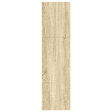 vidaXL Βιβλιοθήκη Sonoma Δρυς 80x30x114cm από Επεξεργασμένο Ξύλο 1 τεμ.