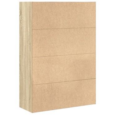 vidaXL Βιβλιοθήκη Sonoma Δρυς 80x30x114cm από Επεξεργασμένο Ξύλο 1 τεμ.