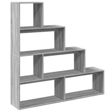 vidaXL Βιβλιοθήκη/Διαχωριστικό Χώρου 4 Επ. 143,5x29x143,5cm Επ. Ξύλο 1 τεμ.