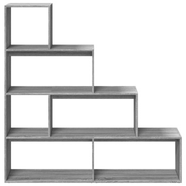 vidaXL Βιβλιοθήκη/Διαχωριστικό Χώρου 4 Επ. 143,5x29x143,5cm Επ. Ξύλο 1 τεμ.