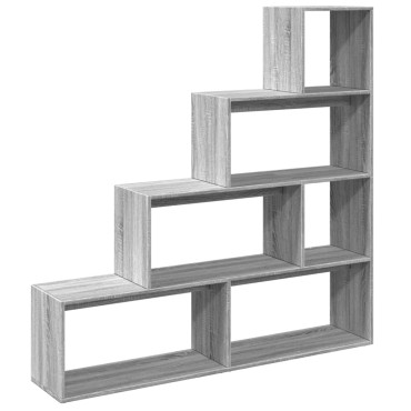 vidaXL Βιβλιοθήκη/Διαχωριστικό Χώρου 4 Επ. 143,5x29x143,5cm Επ. Ξύλο 1 τεμ.