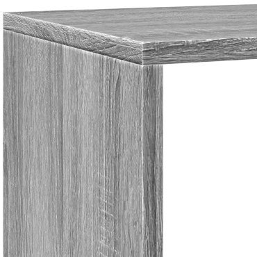 vidaXL Βιβλιοθήκη/Διαχωριστικό Χώρου 4 Επ. 143,5x29x143,5cm Επ. Ξύλο 1 τεμ.
