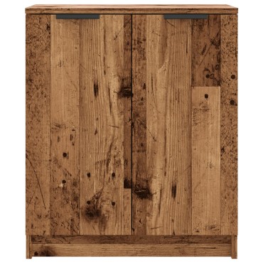 vidaXL Παπουτσοθήκη Όψη Παλαιού Ξύλου 59x35x70cm Επεξ. Ξύλο