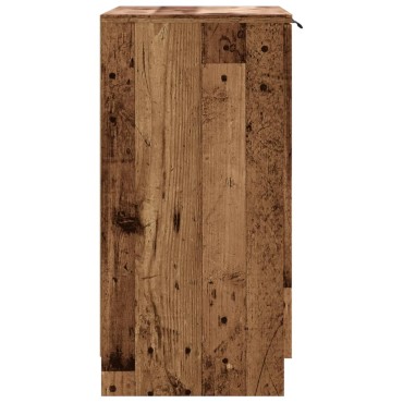 vidaXL Παπουτσοθήκη Όψη Παλαιού Ξύλου 59x35x70cm Επεξ. Ξύλο