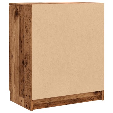vidaXL Παπουτσοθήκη Όψη Παλαιού Ξύλου 59x35x70cm Επεξ. Ξύλο