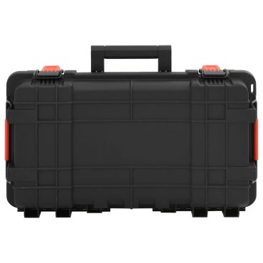 vidaXL Θήκη Πτήσης Φορητή Μαύρη 56,5x34x16 εκ. από Πολυπροπυλένιο